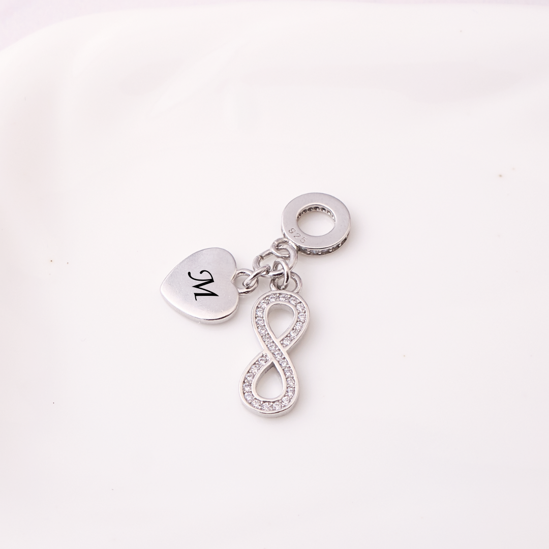 Charm Corazón infinito - Personalizado