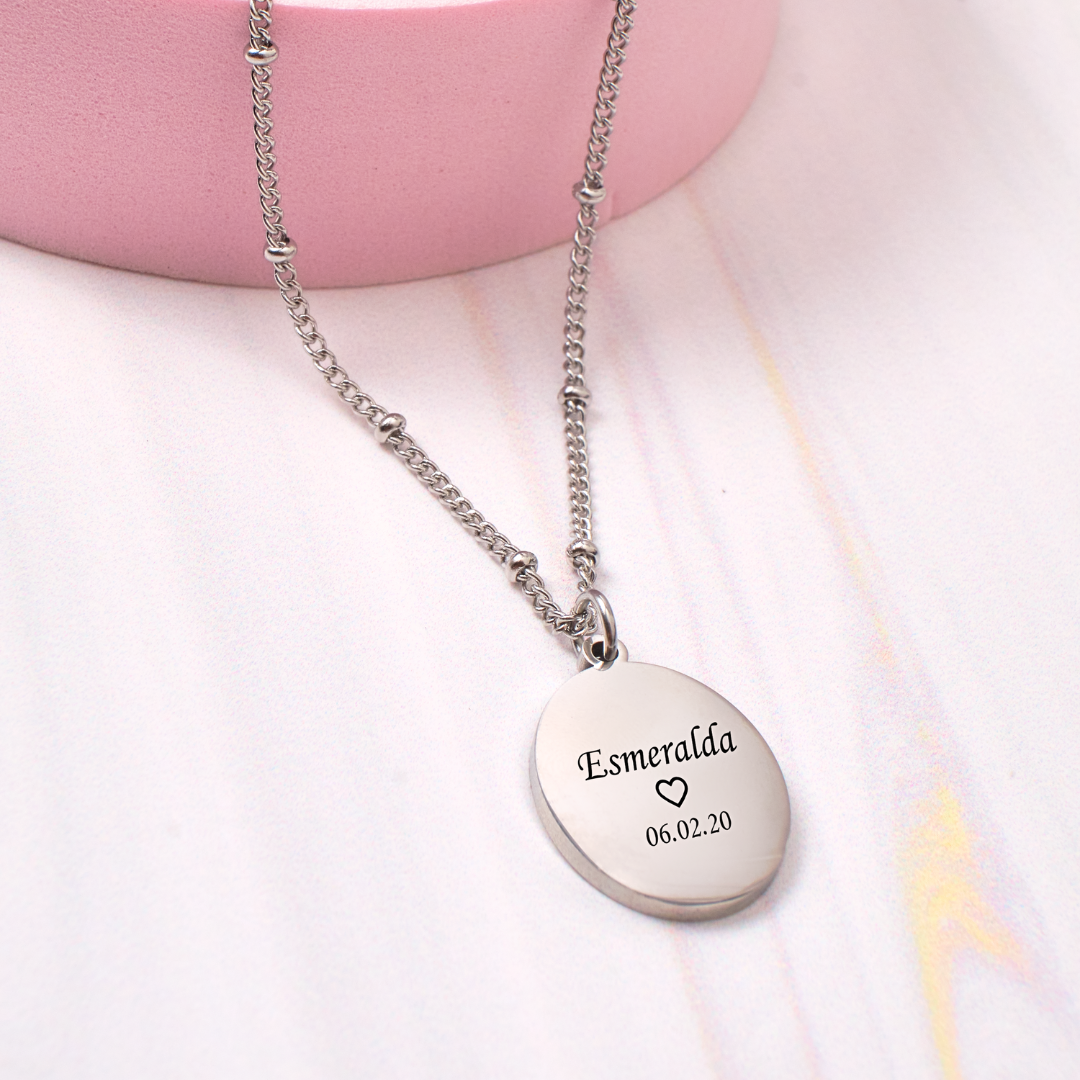 Collar Lupita - Silver - Personalizado