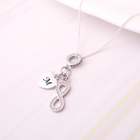 Charm Corazón infinito - Personalizado
