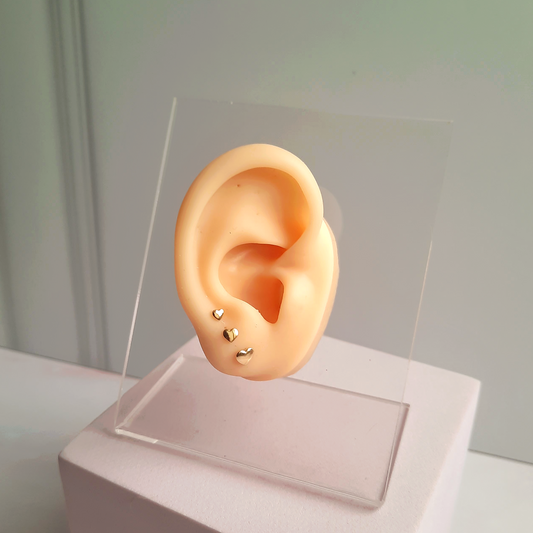 Aretes Little Heart - Gold