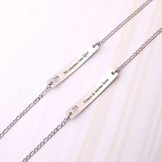 Pack - Pulseras Aime - Silver - Personalizadas