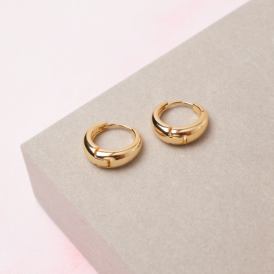 Argollas Aisha- Gold - 10mm