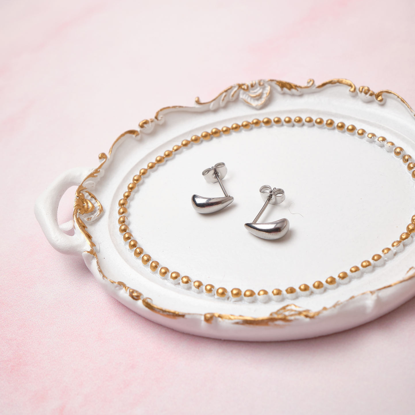 Aretes Gotita - Silver