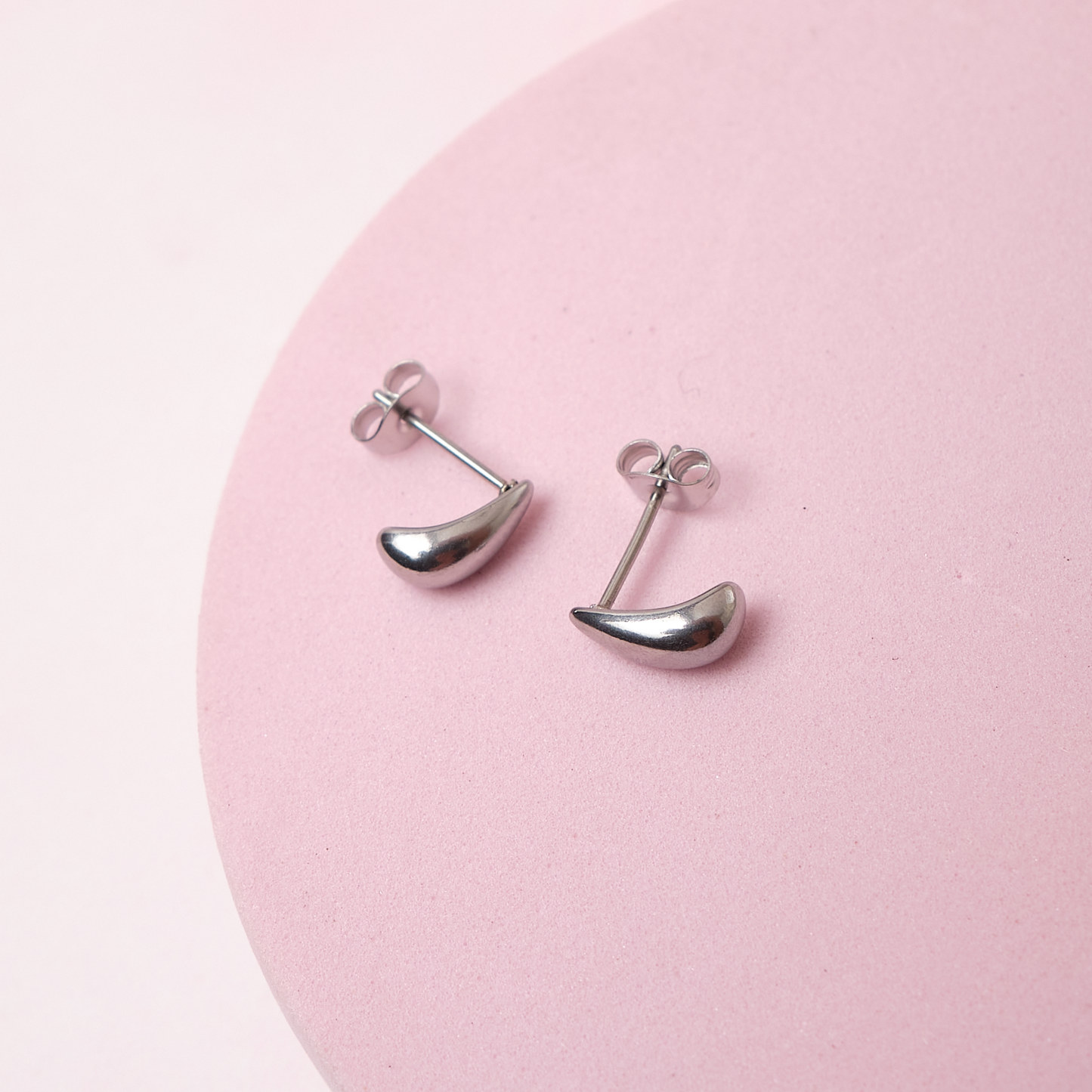 Aretes Gotita - Silver