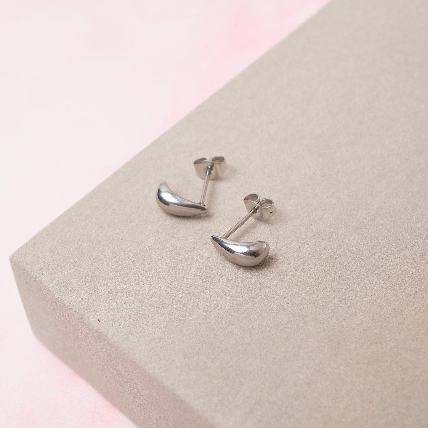 Aretes Gotita - Silver