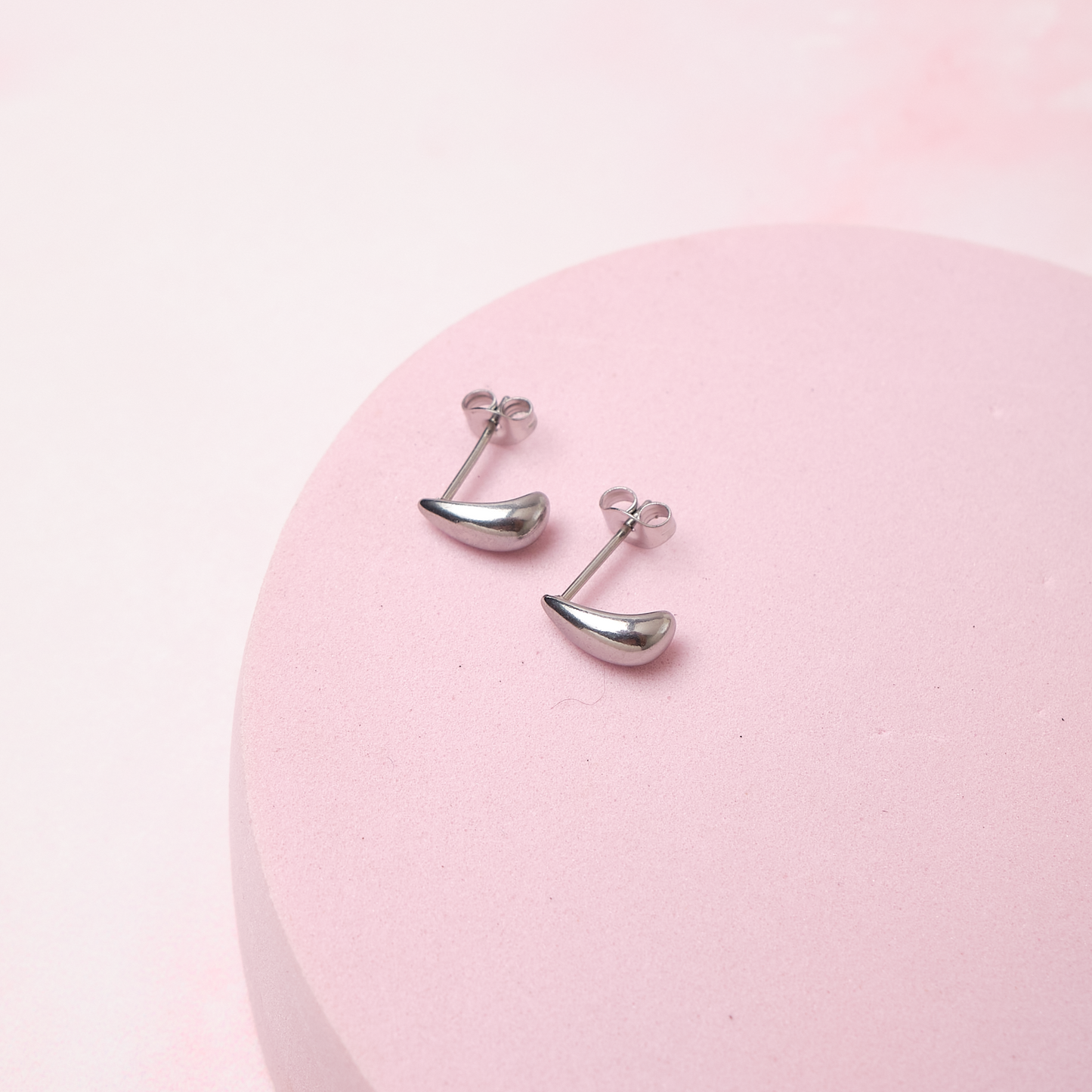 Aretes Gotita - Silver