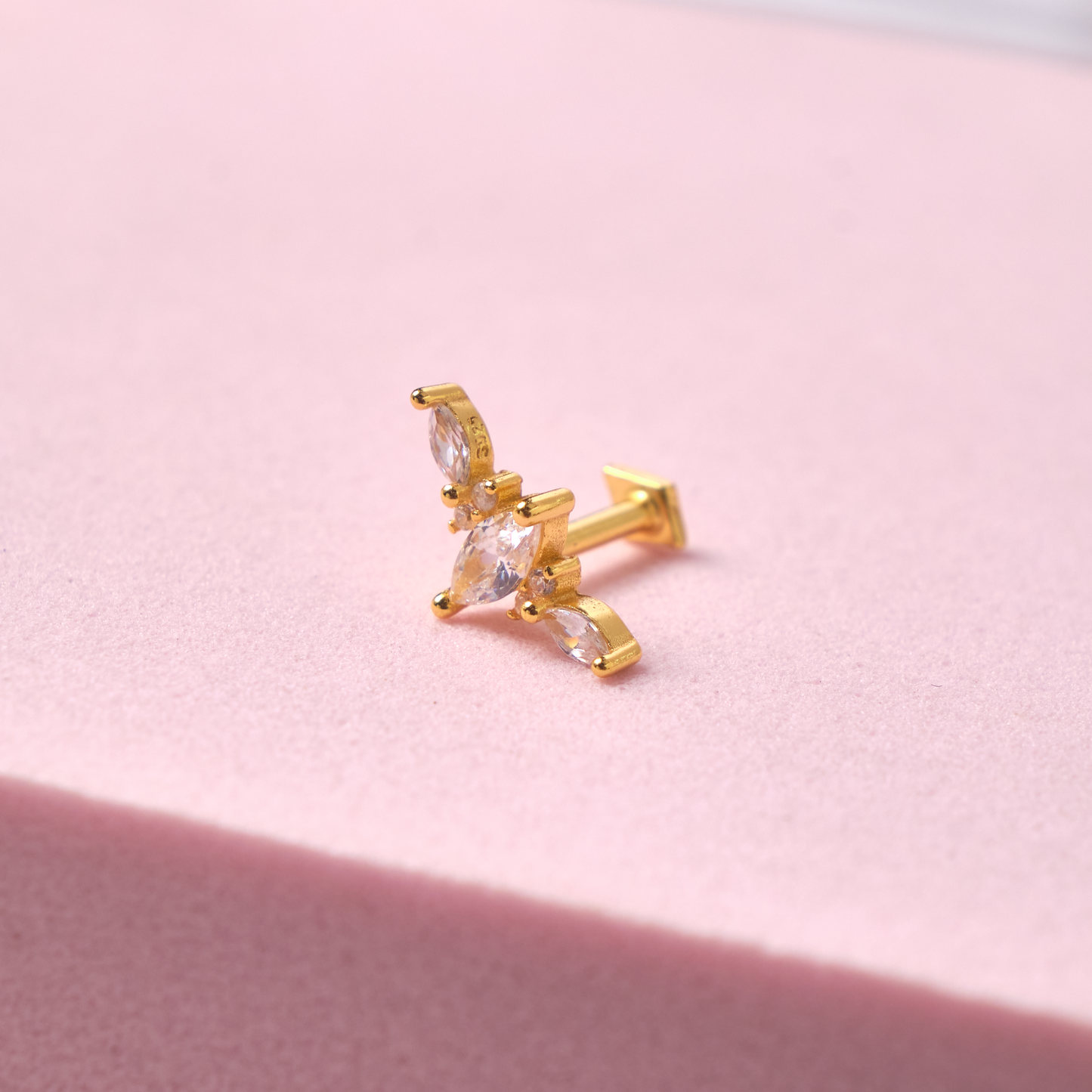Piercing Gina - Gold - 12x6mm