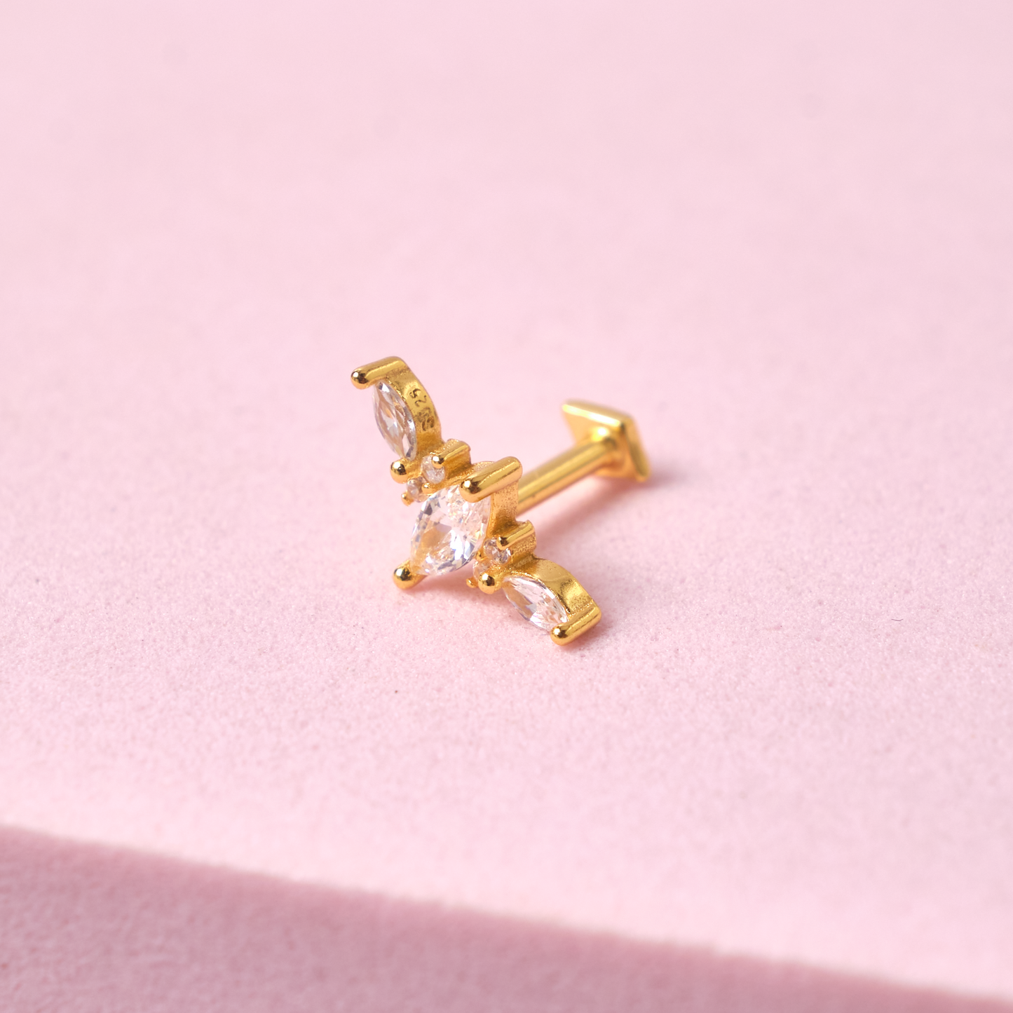 Piercing Gina - Gold - 12x6mm