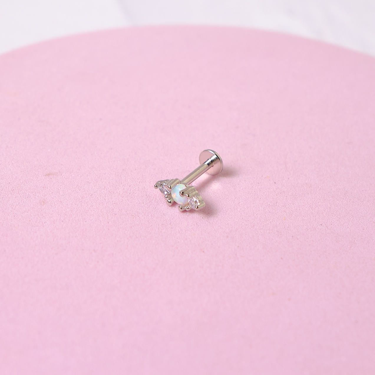 Piercing Regina - Ópalo - Silver - 7x3mm