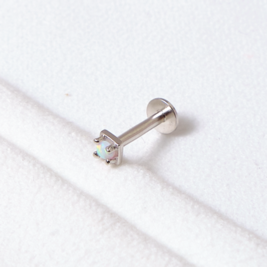 Piercing Valeria - Ópalo - Silver - 3mm