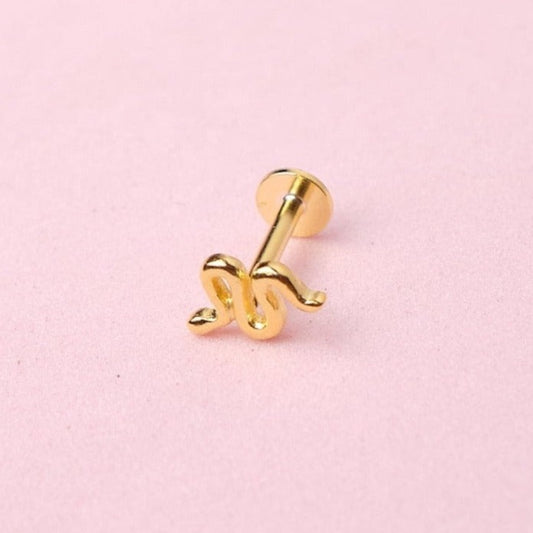 Piercing Mini Serpiente - Gold - 10x6mm
