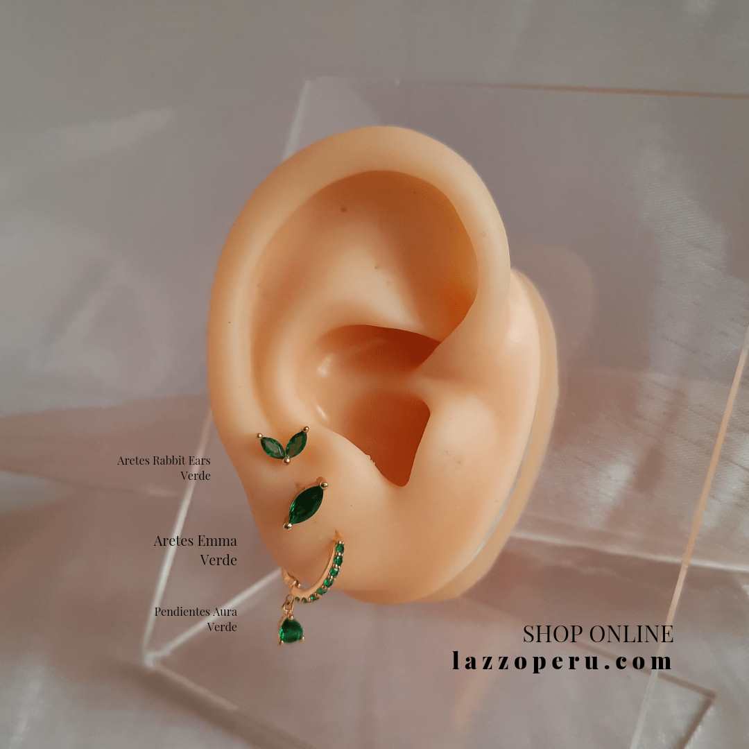 Aretes Emma - Verde
