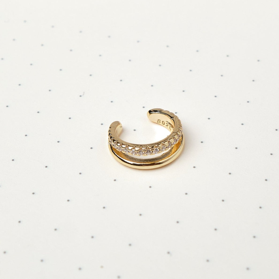 Ear Cuff Maui - Cristal - Gold