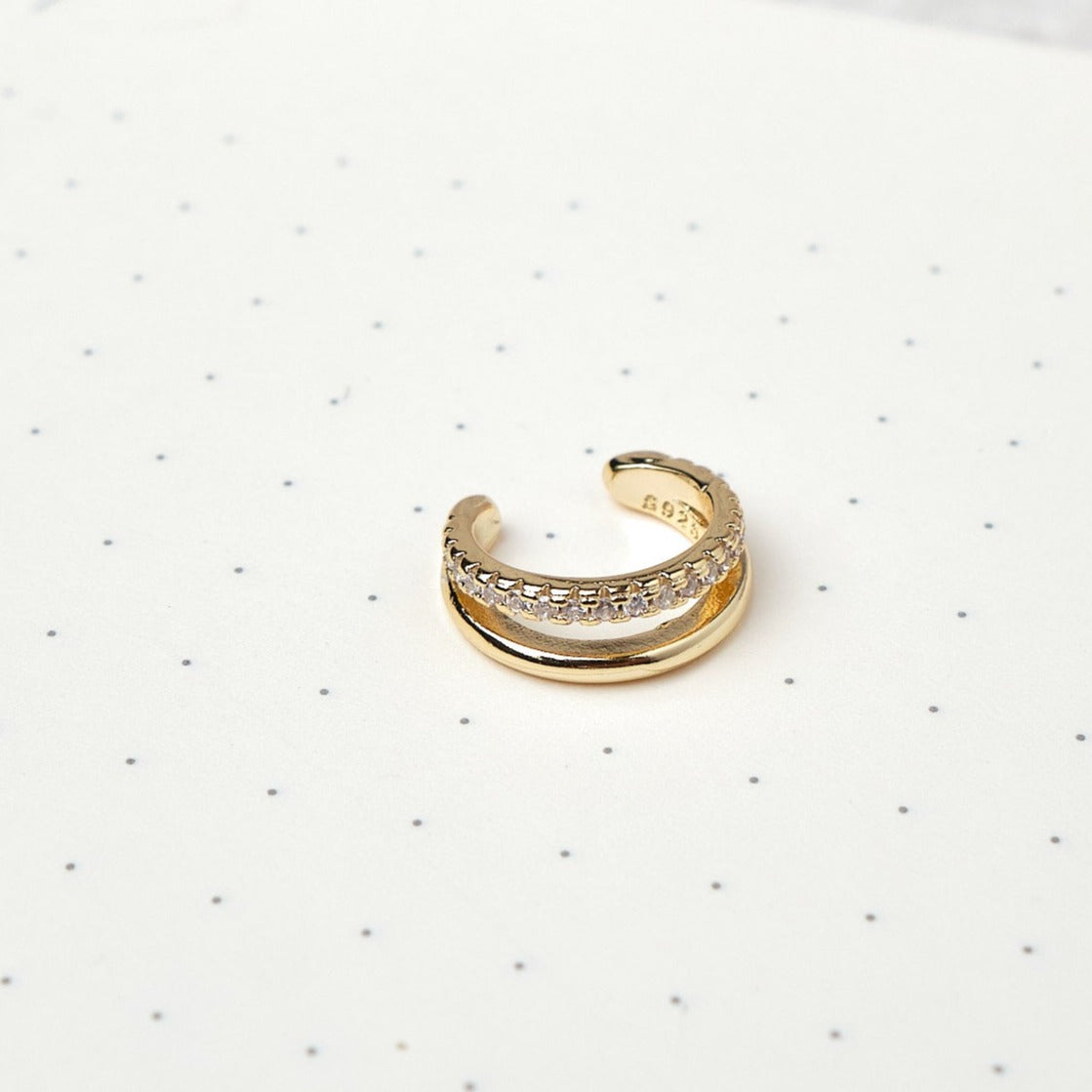 Ear Cuff Maui - Cristal - Gold