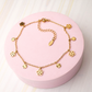 Tobillera Flores - Gold