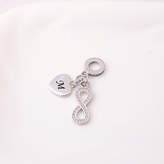Charm Corazón infinito - Personalizado