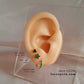 Aretes Camila - Verde - Gold - 4mm
