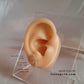 Aretes Little Casia - Gold - 3mm - Cristal
