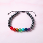 Pulsera Chakras - Hematita
