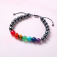 Pulsera Chakras - Hematita