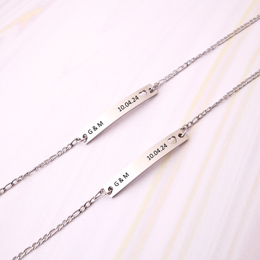 Pack - Pulseras Aime - Silver - Personalizadas