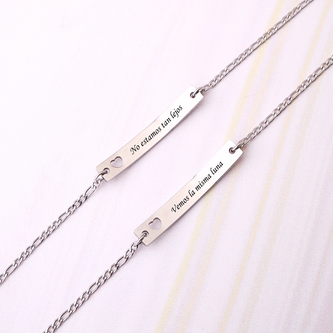 Pack - Pulseras Aime - Silver - Personalizadas