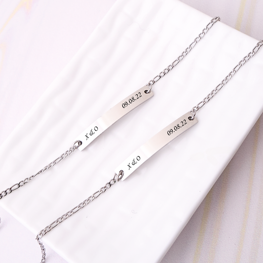 Pack - Pulseras Adel - Silver - Personalizadas