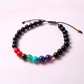 Pulsera Chakras - Negro
