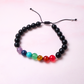 Pulsera Chakras - Negro