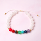 Pulsera Chakras - Blanco