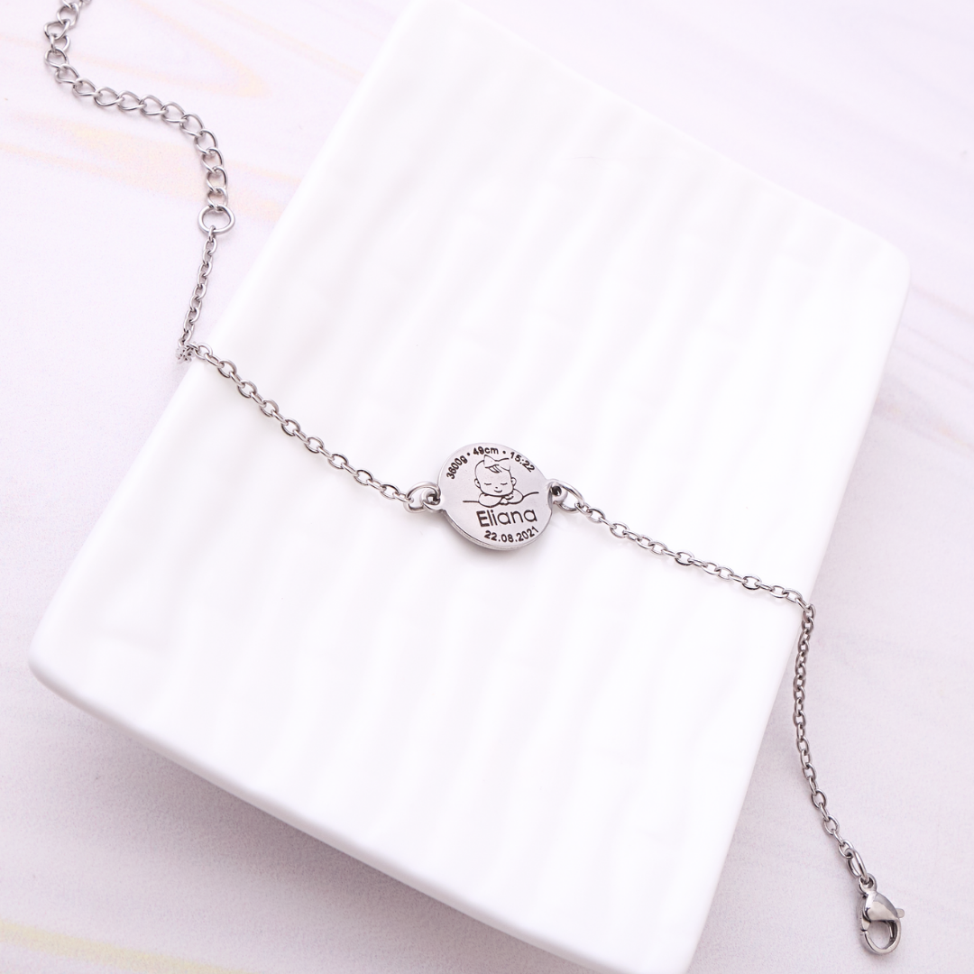 Pulsera Andrea - Silver - Personalizada