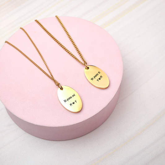 Pack Collares Isabella - Gold - Personalizado