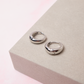 Argollas Aisha- Silver - 10mm