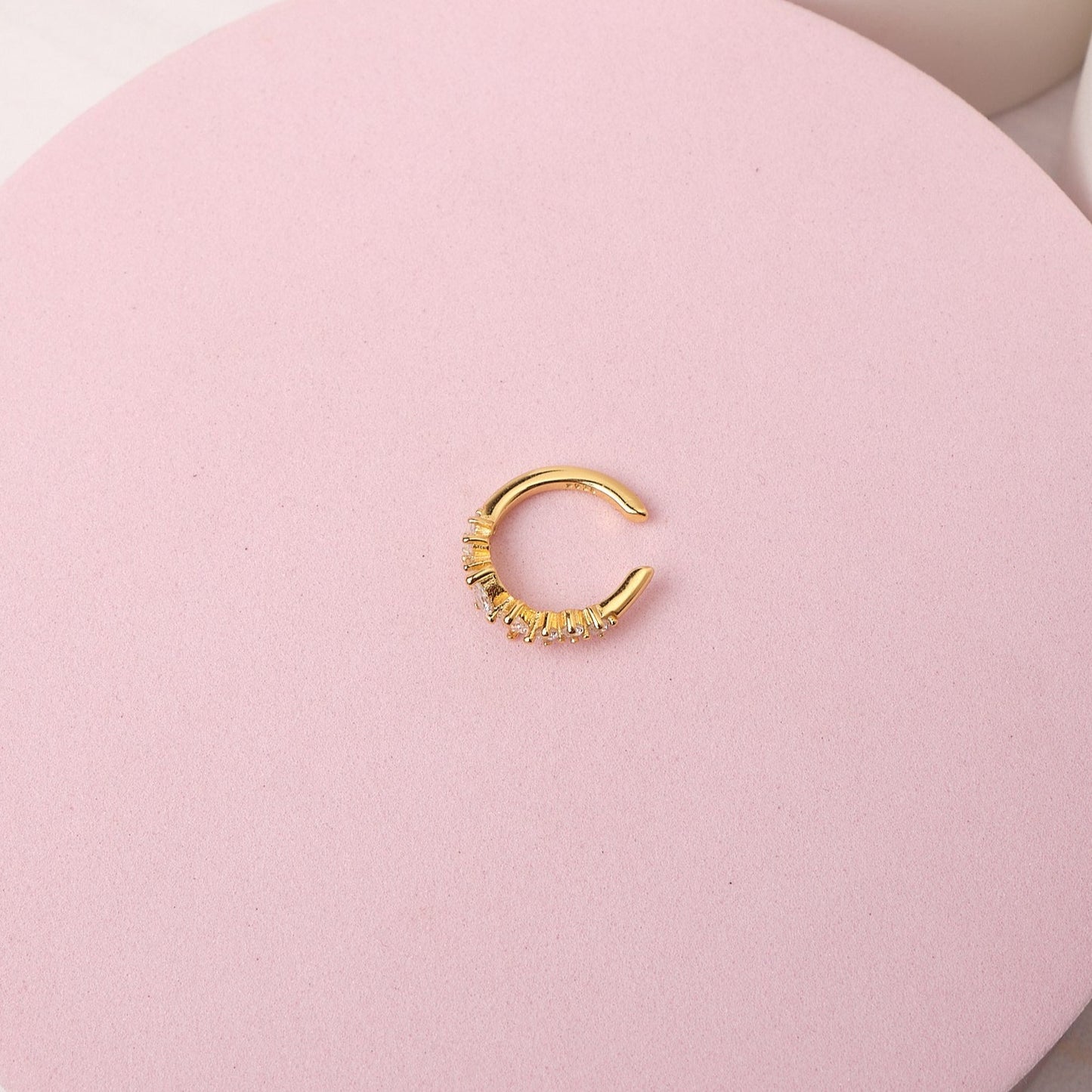 Ear Cuff Amalia - Cristal - Gold