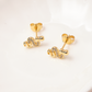 Aretes Serpiente - Gold - 10x6mm