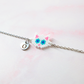Pulsera Miyuki Gato Blanco -  Personalizada