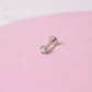 Piercing Valeria - Ópalo - Silver - 3mm