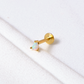 Piercing Mini Gota - Ópalo - Gold - 3mm