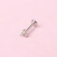 Piercing Casia - Ópalo - Silver - 4 mm