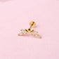 Piercing Emperatriz - Gold - 14x3 mm