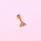 Piercing Casia - Cristal - Gold - 5mm