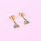 Aretes Casia - Turquesa - Gold - 4mm
