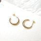 Argollas Luciana - Gold  - 17mm